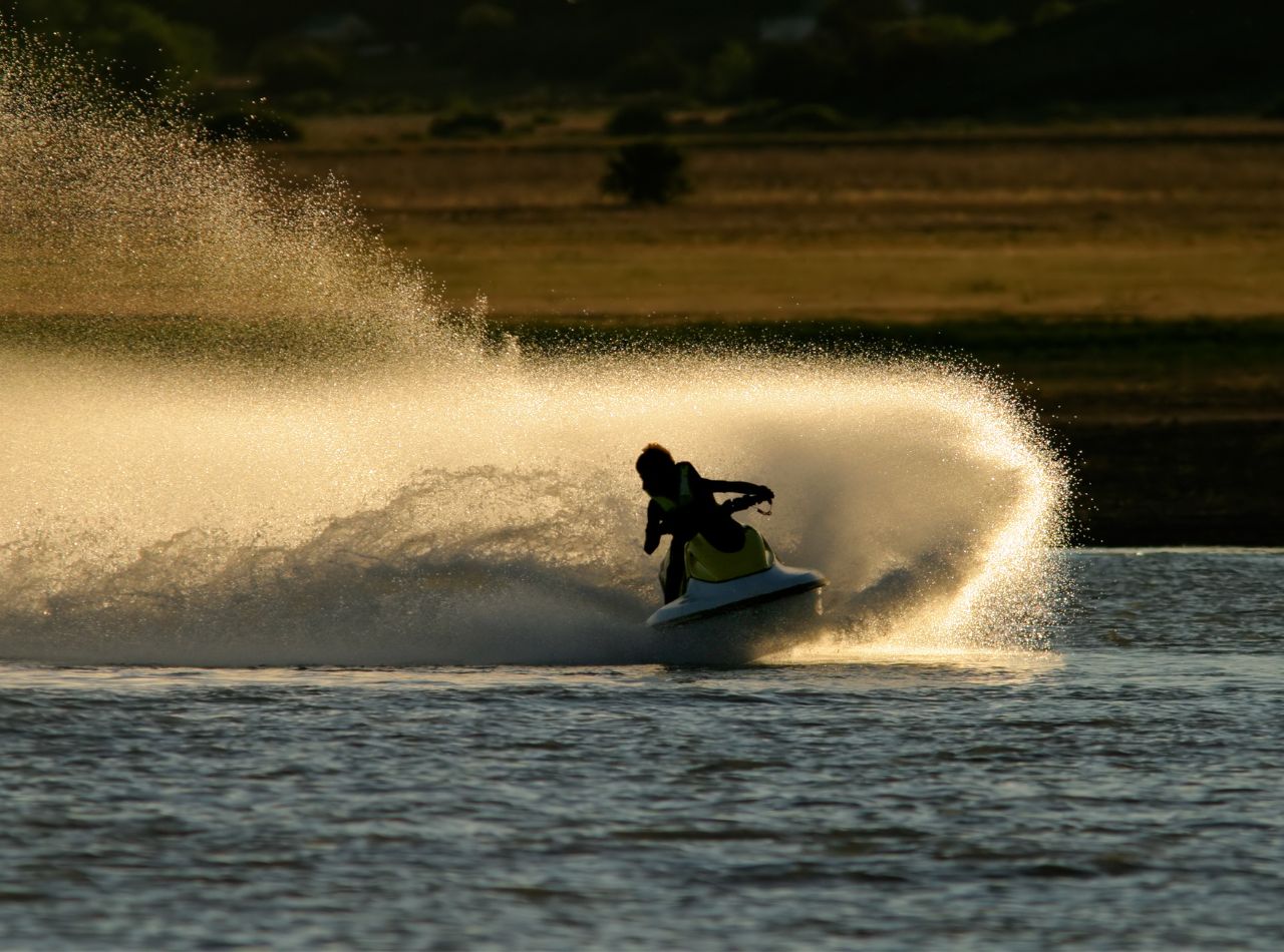 jet ski splash