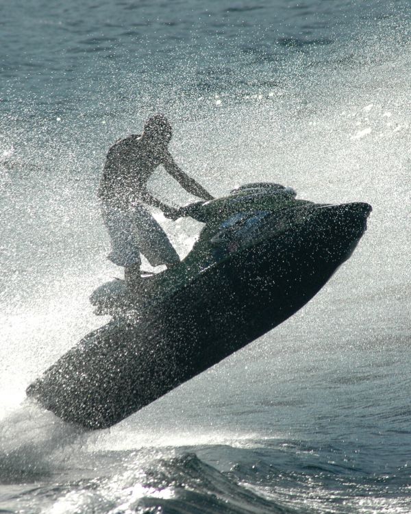 jet skier jumping